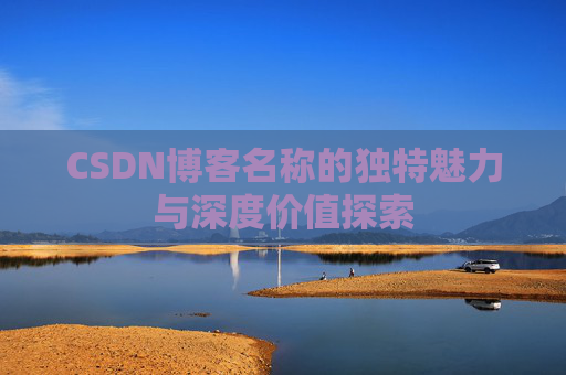 CSDN博客名称的独特魅力与深度价值探索 CSDN博客名称的独特魅力与深度价值探索